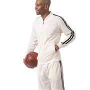 Men's 2 Piece Sport Tracksuit - Cream | Montique JS26