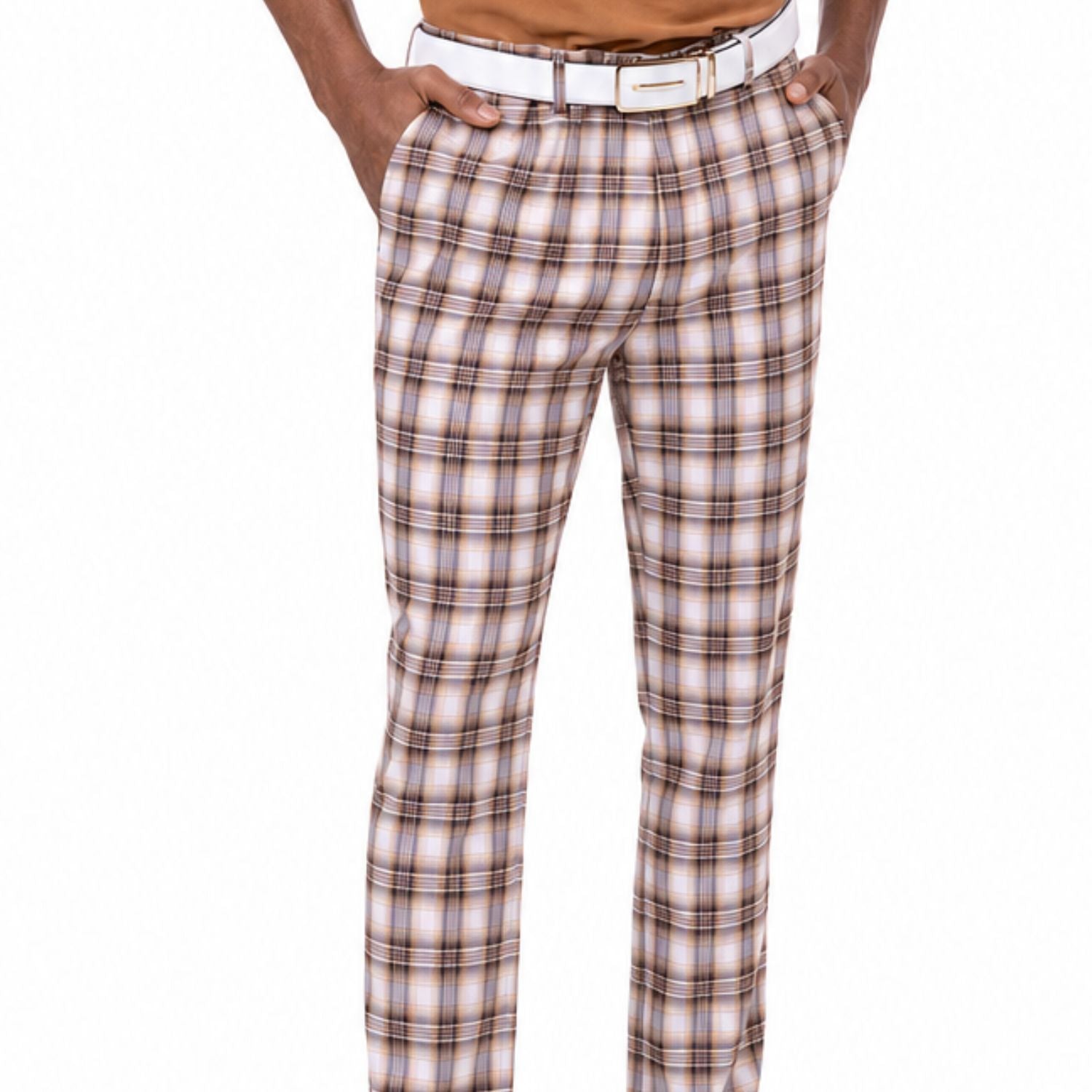 Sapphire Slim Fit Flat Front Pants – Suits & More