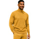 Men's Long Sleeve Mock Neck Knit Tee - Gold