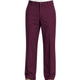 Men's Cavalry Twill Full-Cut Dress Pants - Burgundy