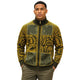 Men's Paisley Key Suede Full-Zip Sweater - Olive
