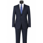 Men's Navy 2-Piece Solid Color Single Breasted Slim Fit Suit