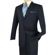 Men’s 2-Piece Regular Fit Single-Breasted Suit - Navy