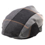 Elegant Checkered Ivy Cap in Grey - Classic Style