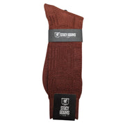 Men's Stacy Adams Textured Formal Dress Socks – Cognac