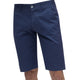Mid Night Flat Front Cotton-Blend Chino Shorts - Classic Fit