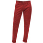 Lacaille Collection: Red Chino Long Pants - Flat Front
