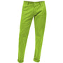Lacaille Collection: Lime Chino Long Pants - Flat Front