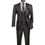 Procyon Collection: Black Glen Plaid Single-Breasted Classic Fit 3-Piece Suit
