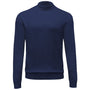 Pherkad Collection: Navy Knit Mock Neck Sweater