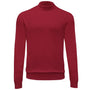 Pherkad Collection: Red Knit Mock Neck Sweater