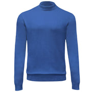 Pherkad Collection: Royal Blue Knit Mock Neck Sweater