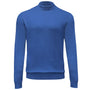 Pherkad Collection: Royal Blue Knit Mock Neck Sweater