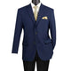 Conrad Collection: Navy Solid Color Single Breasted Regular Fit Blazer