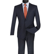 Navy 2-Piece Slim Fit Suit with Notch Lapel