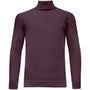 Nihal Collection: Purple Knit Turtleneck Sweater