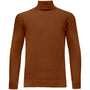 Nihal Collection: Rust Knit Turtleneck Sweater