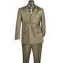 Draymont Collection: Dusty Green 2-Piece Double-Breasted Suit - Luxury Wool Feel - Regular Fit