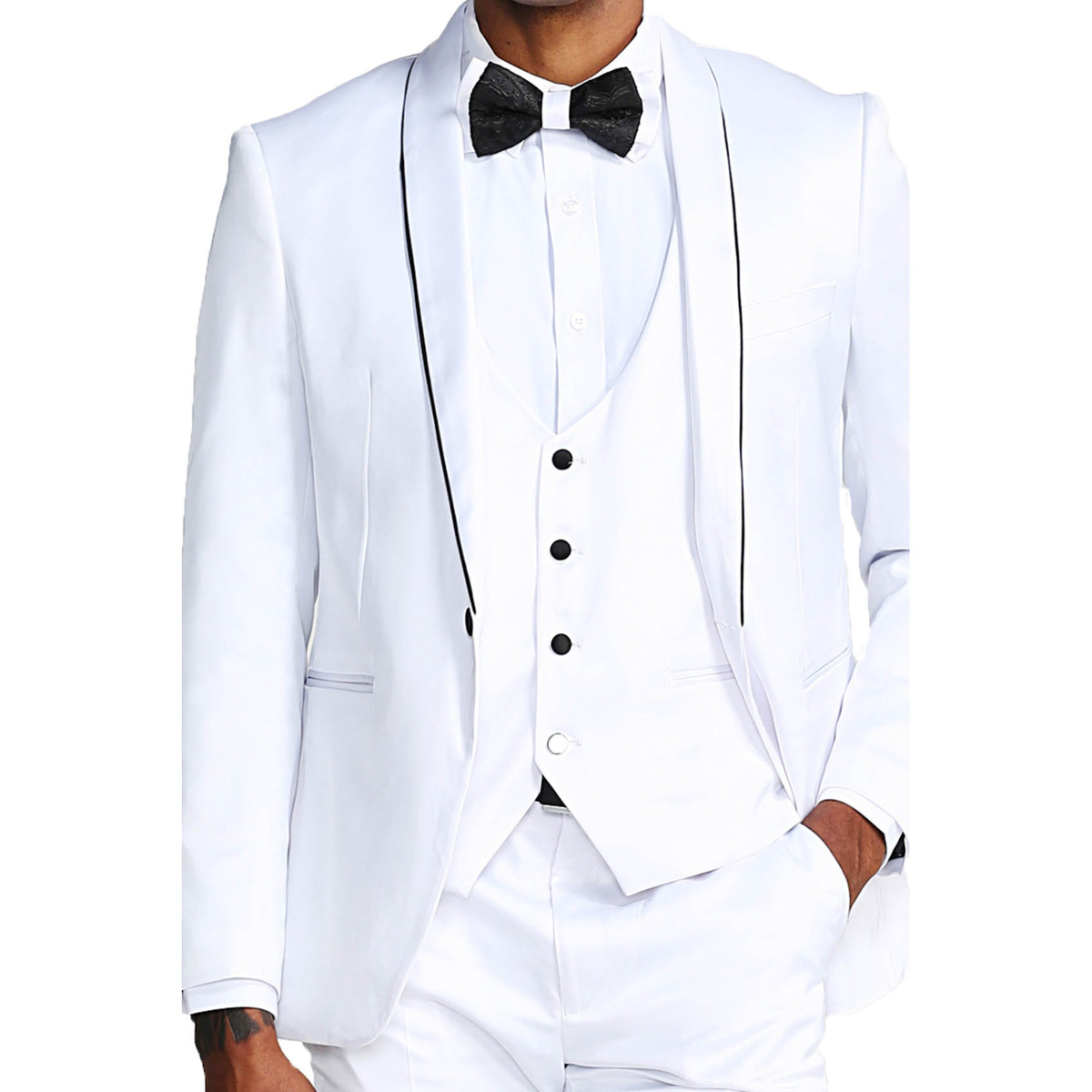 White/Black suit - M288SK
