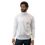 Vesta Collection: Modern Fit White Wool & Cashmere Turtleneck Sweater