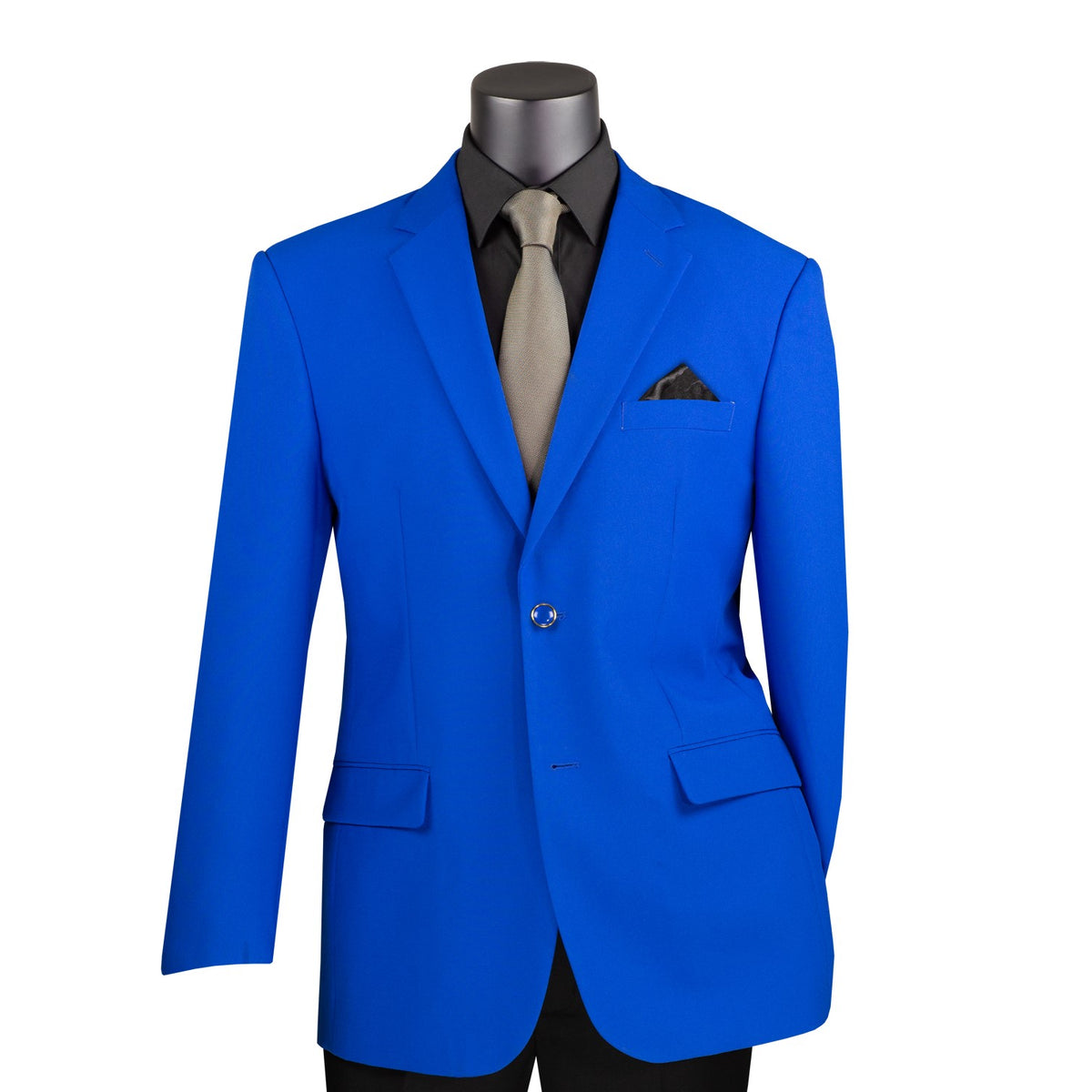 Conrad Collection: Royal Solid Color Single Breasted Regular Fit Blaze ...