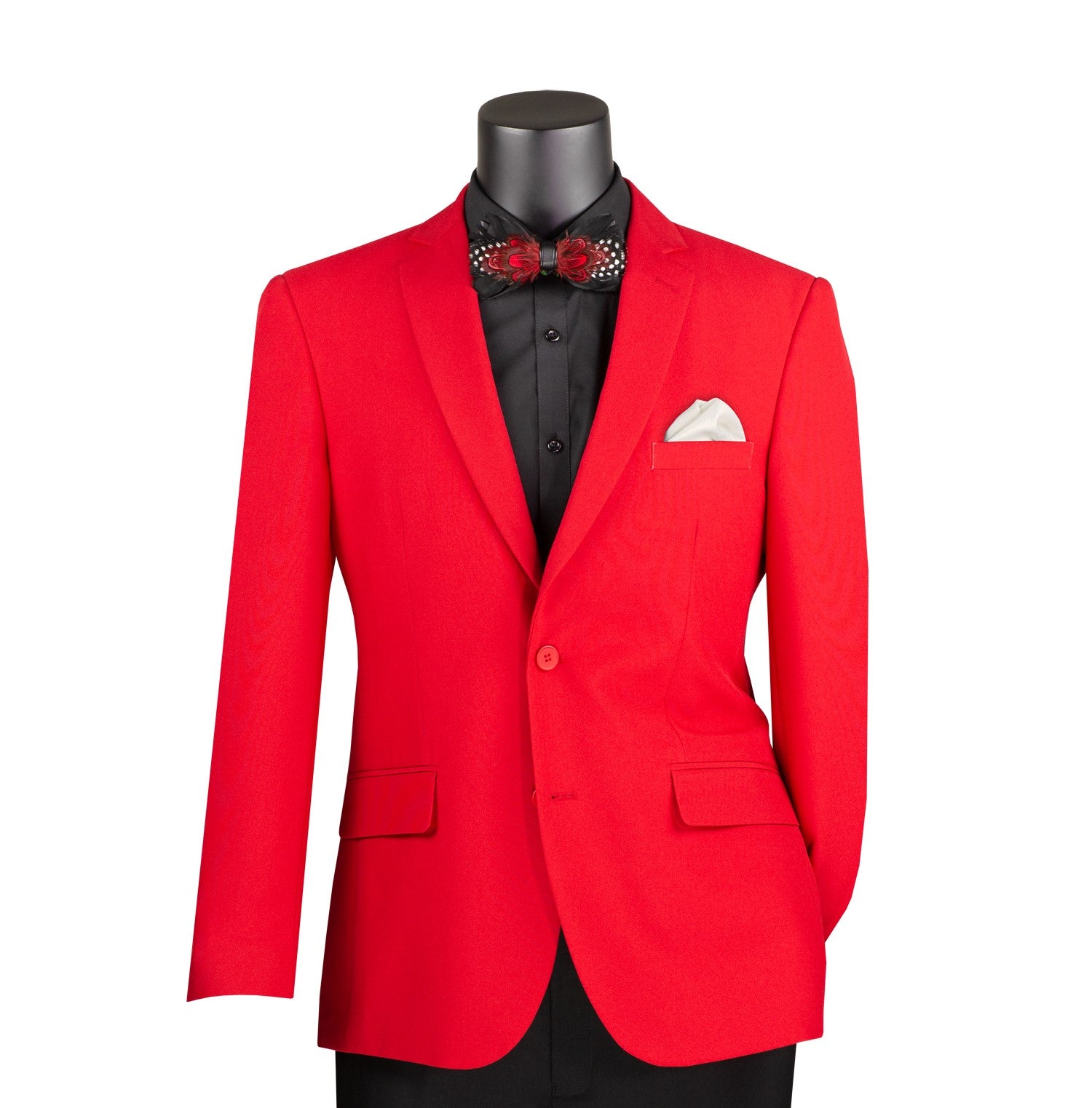 3 piece Brick Red Slim Fit Men's Suit with Vest Set | Paul Malone