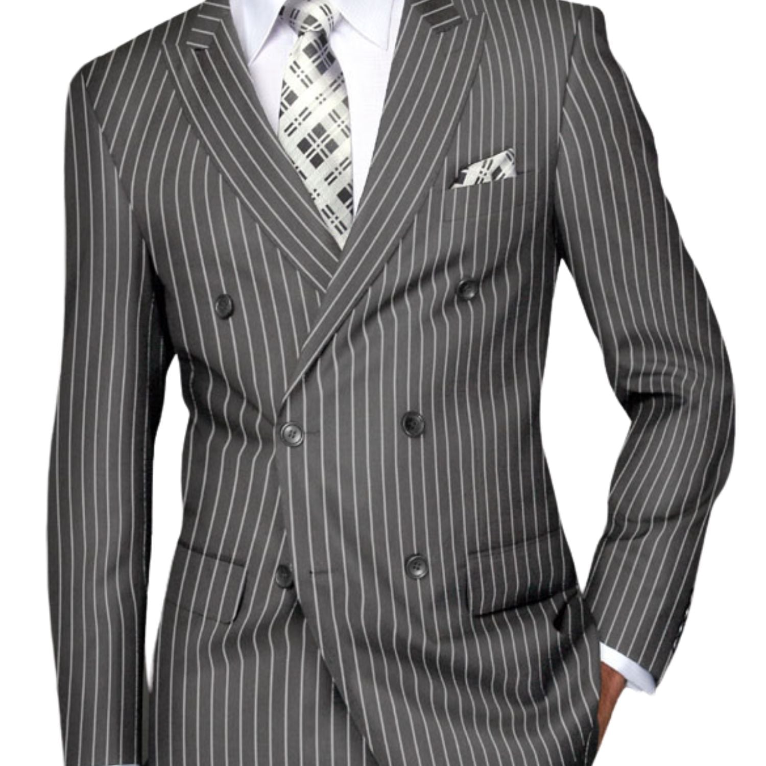 スーツ Late 50s style herringbone stripes 1950s Suit - 1950s Mens Suits - 50s Suit | Alberto Nardoni