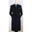 Navy Belted Microfiber Duster Coat - supplier reference