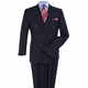 Navy 2-Piece Classic Fit Double-Breasted Suit