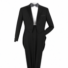 Black Black 2-Piece Tailcoat Tuxedo generated product view