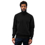 Vesta Collection: Modern Fit Black Wool & Cashmere Turtleneck Sweater