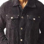 Gents Black Color Corduroy Modern Cut Jacket