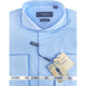 Gliese Collection: Blue Modern Fit Dress Shirt with French Cuffs