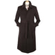 Divine Drapes Collection: Brown Wool Gabardine Duster Coat