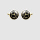 Clock Face Gold Cufflinks
