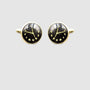 Clock Face Gold Cufflinks