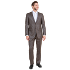 Cocoa slim fit suit, front view