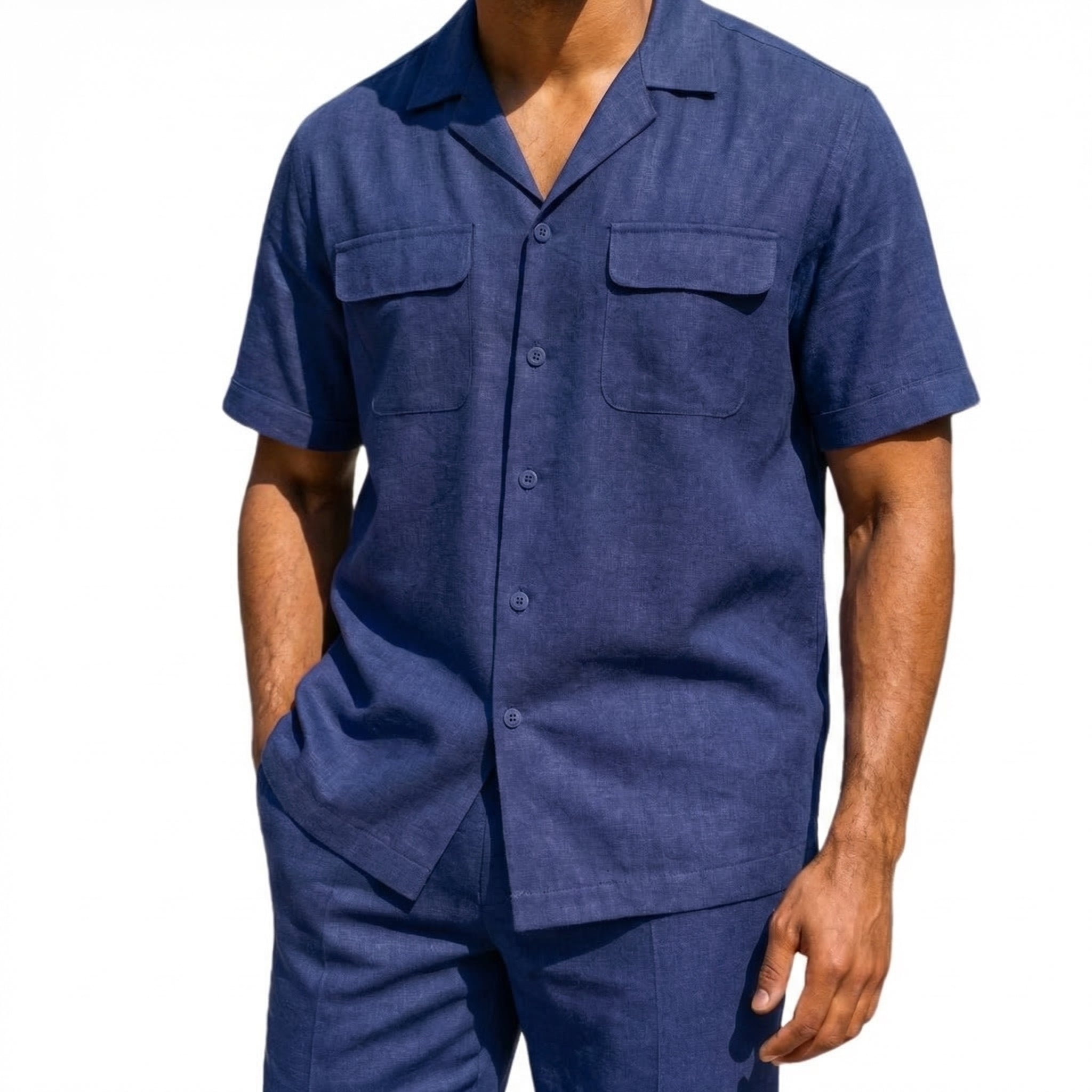 Dusk Linen Walking Suit Set by Stacy Adams – Suits & More