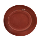 Cognac H-88 wool felt pork pie hat by Montique - top view of telescope crown and brim