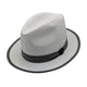 Keff Collection: Scala Ivory Fedora with Olive Band and 2.5 Inch Brim