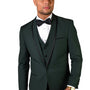 Empire Elegance Collection: Hunter 3PC Flat Front Pants with Bow Tie 100% Wool Tailored Fit