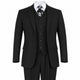 Black 3-Piece Modern Fit Poplin Suit