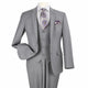 Gray 3-Piece Slim Fit Suit