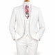 White 3-Piece Slim Fit Suit