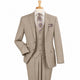 Tan 3-Piece Slim Fit Suit