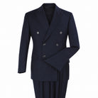 Navy 2-Piece Classic Double-Breasted Suit, product view