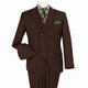 Brown 2-Piece Classic Double-Breasted Suit