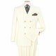 Off White 2-Piece Classic Double-Breasted Suit