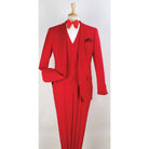 Red 3-Piece Shawl-Lapel Modern Fit Tuxedo - product view