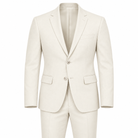 Off White two-piece modern-fit suit — AI-generated approximate color visualization